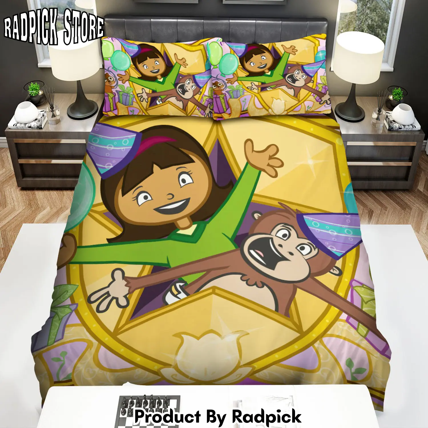 Radpick wordgirl surprising birthday bed sheets spread duvet cover bedding sets rp327167